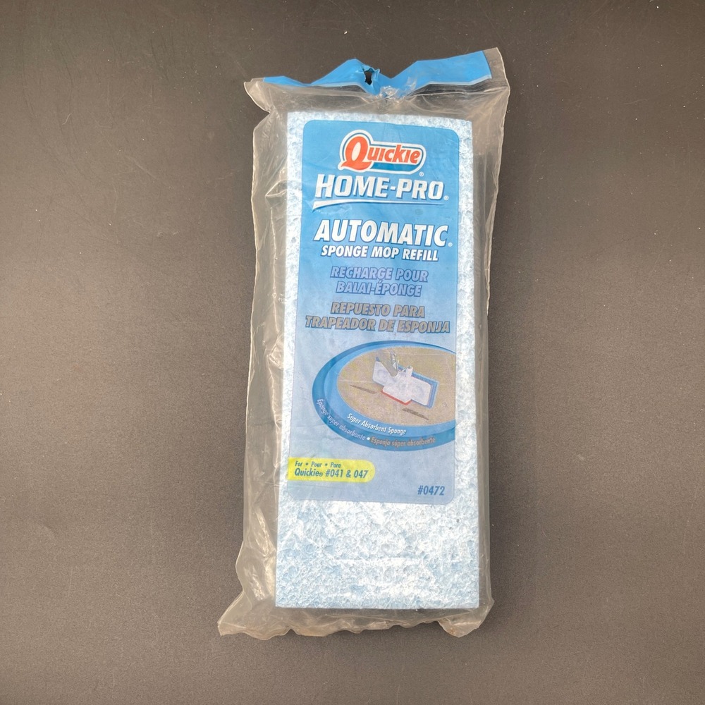 Quickie Home-Pro Automatic Sponge Mop Refill 0472 for Models 041 and 047 Blue